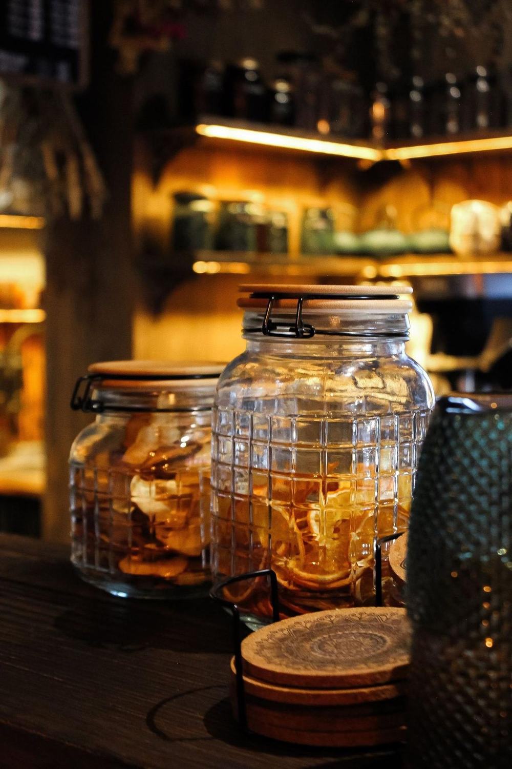 Aesthetic Grid Storage Jars